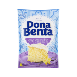 mistura para bolo dona benta baunilha 450gr