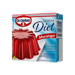 gelatina em po dr. oetker morango diet 20g