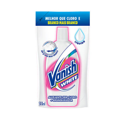 vanish alvejante seguro + branqueador white refil economico 500ml