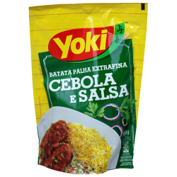 batata palha extrafina cebola e salsa yoki sache 100g