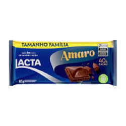 choc. barra lacta 145g amaro