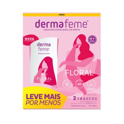 kit sabonete liq.intimo dermafene 200mlc/2 floral