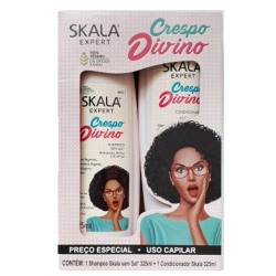 shampoo e condicionador skala crespo divino 325ml