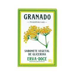sabonete granado vegetal de glicerina erva-doce 90g