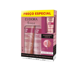 kit siage sh.250ml+cond.125ml+leave nutri rose