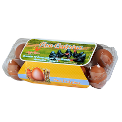 ovo vermelho caipira - 10un