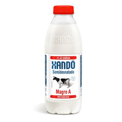 leite xando 1l magro semi-desn