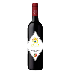 vinho zaeli 750ml portugal tinto meio seco