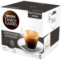 cafe em capsula nescafe dolce gusto espresso intenso 10 capsulas