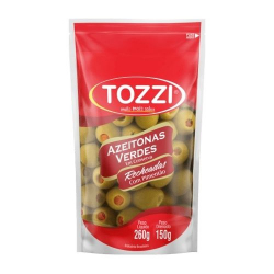 azeitonas em conserva tozzi recheadas com pimentao 150g