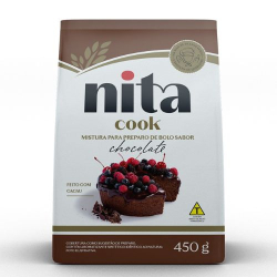 mistura para bolo chocolate nita 450g