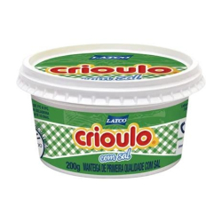 manteiga crioulo pote 200g c/sal