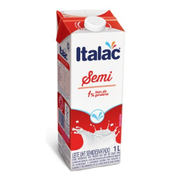 leite italac 1l semidesnatado
