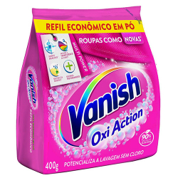 tira manchas vanish oxi action refil 400gr