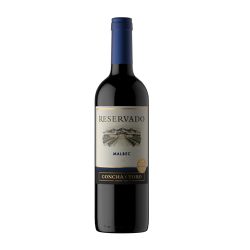 vinho concha y toro chileno reservado malbec gf 750ml