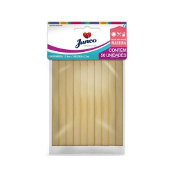 palitos de madeira junco p/picole 20x50un