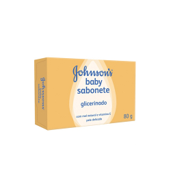 sabonete johnsons baby glicerinado mel e vitamina e 80gramas
