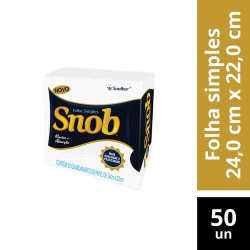 guardanapo snob 24cm x 22cm 50 unids.