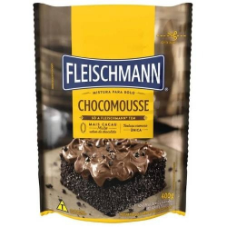 mistura para bolo fleischmann 400g chocomousse