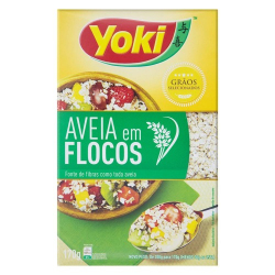 aveia em flocos yoki regular 170g