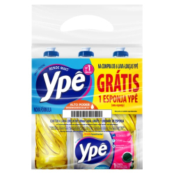 deterg.liq. ype 500ml c/6 neutro gratis 1 esponja