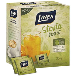 adocante em po linea stevia 5 unid 30g