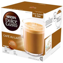 cafe em capsula nescafe dolce gusto cafe au lait 10 capsulas