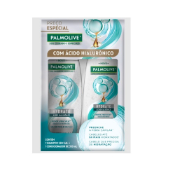 kit palmol. shamp. + cond. 350ml hidrate hialur.