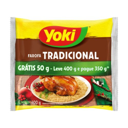 farofa de mand. yoki lv400 pg350g