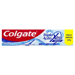 creme dental colgate tripla acao 120g xtra white
