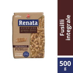 massa fusilli renata integral 500g