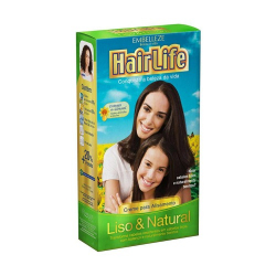 creme alisante hairlife liso & natural un