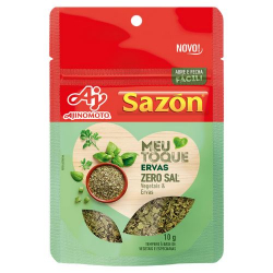 tempero sazon meu toque 10g ervas
