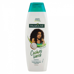 shampoo com extrato de coco palmolive cachos livres frasco 350ml