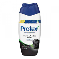 sabonete liquido protex 250ml carvao detox