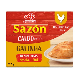 caldo em po sazon galinha