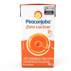leite condensado piracanjuba zero lactose 395g