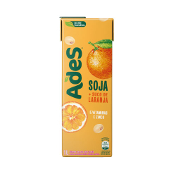 alimento com soja ades sabor laranjal