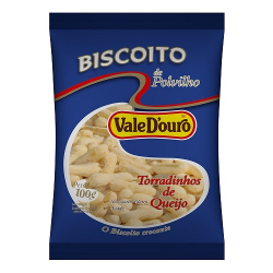 biscoito de polvilho vale d`ouro torradinha de queijo 100g
