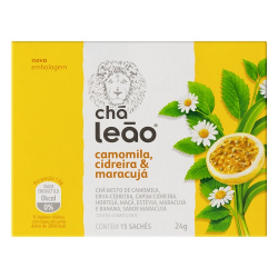 cha leao com 15 camomila/cidreira/marac