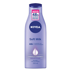 hidratante soft milk nivea 200ml