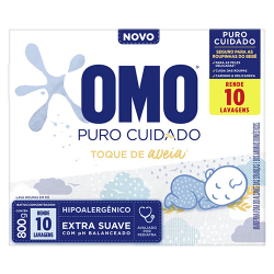 lava roupas omo ativo concentrado puro cuidado 800g