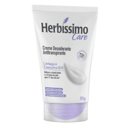 desodorante herbissimo creme bisnaga 55g linhaca/coenzima q10