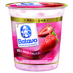 iogurte batavo pedacos morango 450g