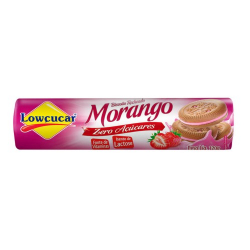 biscoito lowcucar recheado zero acucares morango120g