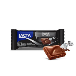 chocolate em barra lacta diamante negro 20g