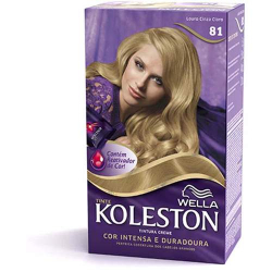 tintura koleston wella 81 louro cinza claro