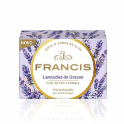 sabonete francis extrato de petalas de rosas lilas 90g