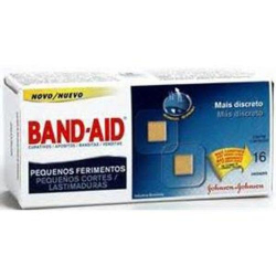 curativo band aid pequenos ferimentos cx 16un