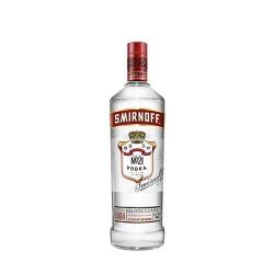 vodka smirnoff red triple distilled 998ml